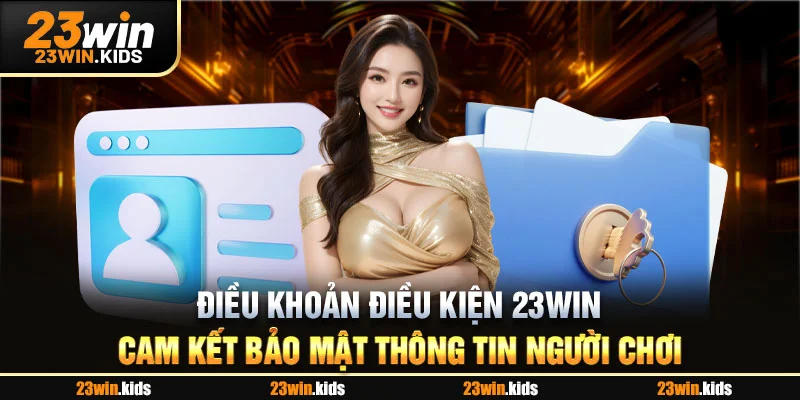 Điều khoản điều kiện 23WIN cam kết bảo mật thông tin người chơi