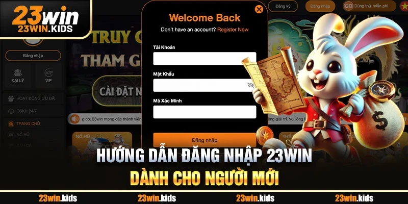Hướng dẫn đăng nhập 23WIN dành cho người mới